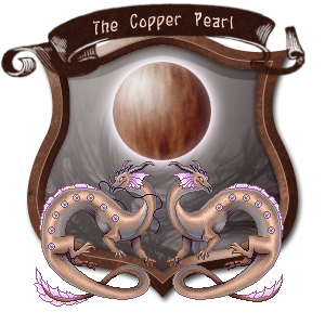 of the Copper Pearl Family Crest