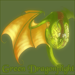 Green Dragonflight Family Crest