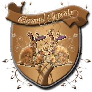 Caramel Cupcake Family Crest