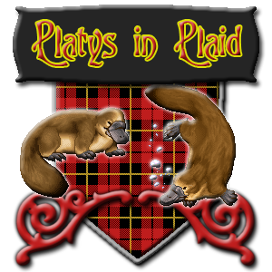 Of Platys in Plaid Family Crest