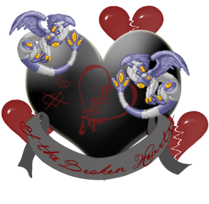 of the Broken Hearts Family Crest