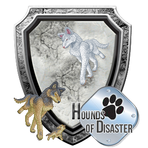 Hounds of Disaster Family Crest